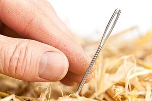 Finding a needle in a haystack
