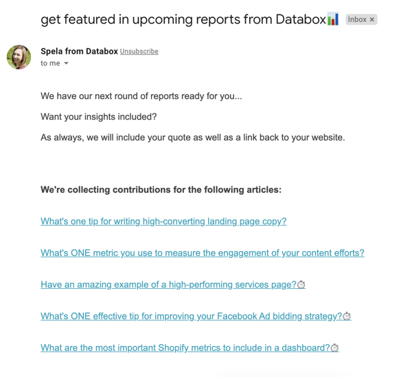 Email Marketing_Customers_Databox