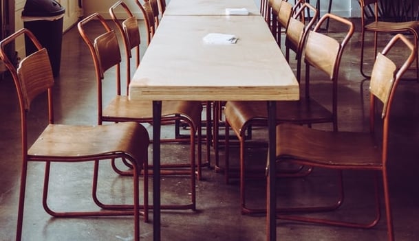 Empty Conference Table