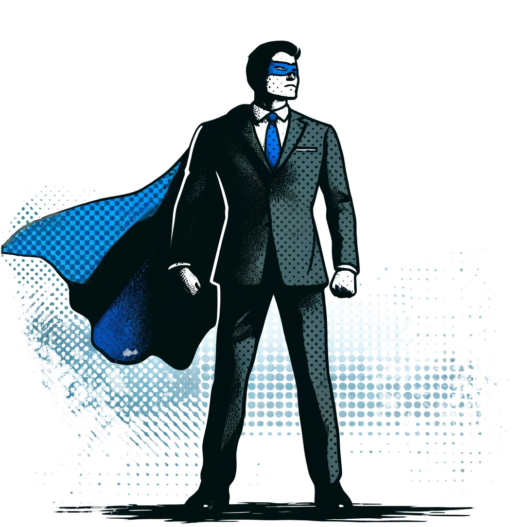 male superhero