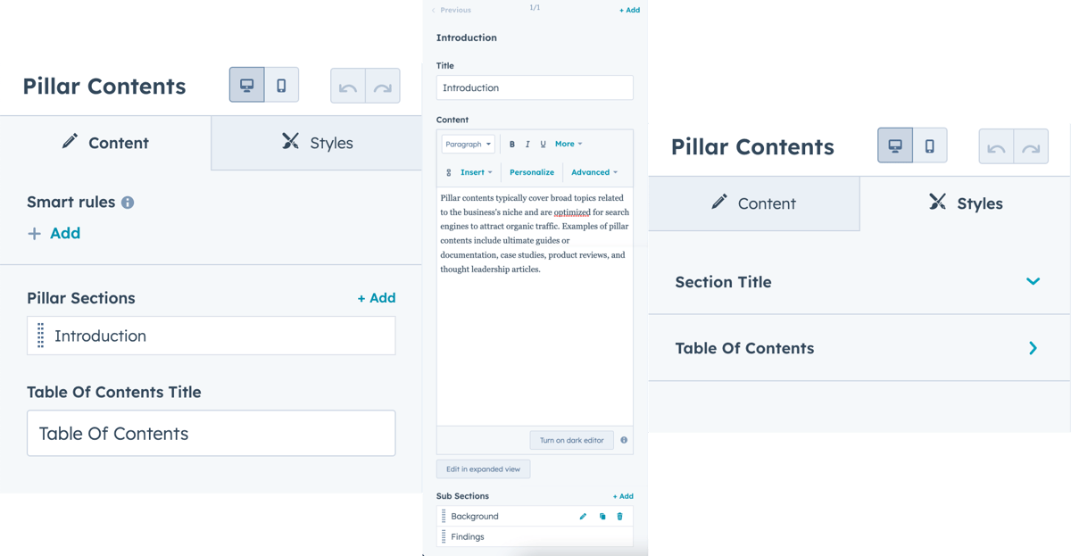 pillar-contents